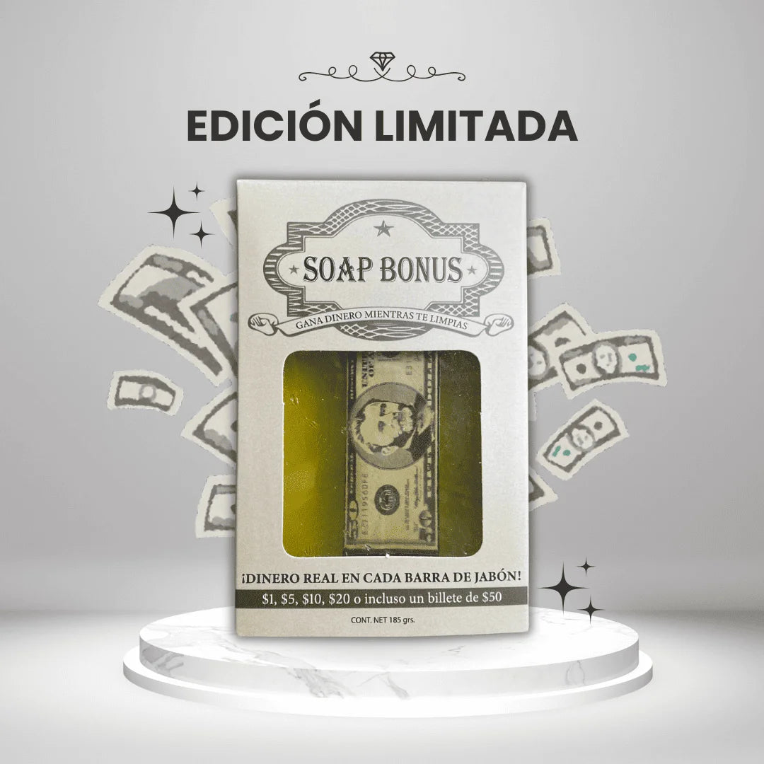 🤑SoapBonus™ - Jabón Con Dinero En Su Interior💸